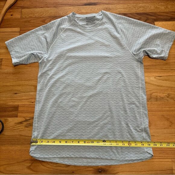 Patagonia Men's Sky Blue Short Sleeve Tee - Picture 7 of 8
